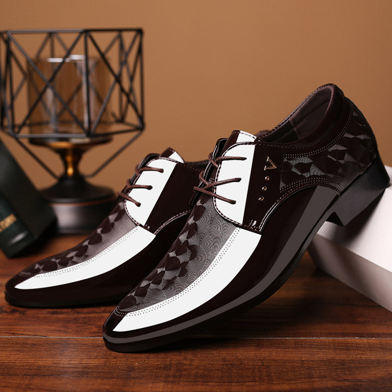 New shiny leather shoes