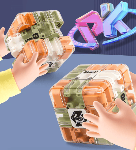 Large Labyrinth 3D Puzzle Maze Cube - Engaging Brain Teaser Toy